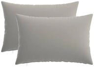 vidaXL Kissenbezug Kissenbezug 2 pcs HEERLEN Grau 50 x 80 cm Polyester, (2...