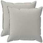 vidaXL Kissenbezug Kissenbezug 2 stk. HOUTEN Grau 70 x 70 cm Polyester, (2...