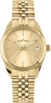 Jacques Lemans Quarzuhr Derby 1-2132F, Armbanduhr, Damenuhr, Edelstahlarmband,