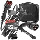 ABSINA Typ 2 Ladekabel 22kW 32A 5 Meter 3-phasig Mode 3 f&uuml;r E-Auto
