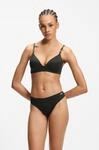Tanga HUGO UNDERWEAR "SHADOW", Damen, Gr. S, schwarz 001, Webqualit&auml;t, Obermaterial: