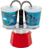 BIALETTI Teebereiter Set Mini Express Ciao Italia