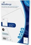 Mediarange Etikettenpapier 50 Etiketten Label selbstklebend A4 210 x 297 mm auf...