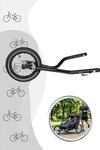 Croozer Fahrradkinderanh&auml;nger Lykke Jogger-Set - Farbe: Silber