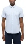 MUSTANG Kurzarmhemd Herren Style Berkeley blau XL