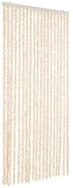 vidaXL Insektenschutz-Vorhang, Fliegenvorhang Beige und Wei&szlig; 56x200 cm Chenille