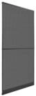vidaXL Terrassendach Schwenk-Insektenscreen Anthrazit und Schwarz 100 x 215 cm,