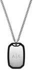 ARMANI EXCHANGE Kette mit Anh&auml;nger Schmuck Geschenk Edelstahl, Silikon