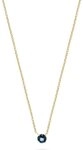 CHRIST Collier CHRIST Damen-Kette 375er Gelbgold 1 Farbstein