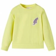 vidaXL Sweatshirt Kinder-Sweatshirt Gelb 104