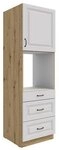 K&uuml;chen-Preisbombe Hochschrank 60 cm K&uuml;che Stilo Weiss K&uuml;chenzeile...