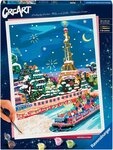 Ravensburger Malen nach Zahlen CreArt, Weihnachten in Paris, Made in Europe