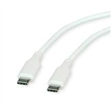 ROLINE USB 2.0 Kabel, Typ C-C, ST/ST USB-Kabel, USB Typ C (USB-C) M&auml;nnlich