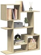 vidaXL Raumteiler, Raumteiler-B&uuml;cherregal Sonoma-Eiche 92x29x112 cm...