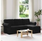 vidaXL Sofa, Sofa 180cm Schwarz Metall