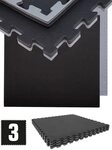 eyepower Fitnessmatte f&uuml;r Zuhause - 2,4 m&sup2; Trainingsmatte mit Rand - 3 Gro&szlig;e...