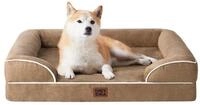 LuxusKollektion Hundebett Hundebett Orthop&auml;disches Memory Foam L 89 x B 56 x H...