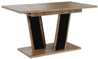 MIRJAN24 Esstisch Muss 160 (Ausziehbar - 1x Einlegeplatte), 120-160x80x75 cm,