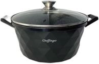 Cheffinger Kochtopf Alu Guss Glasdeckel &Oslash;32cm Induktion Suppentopf