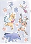 Komar Wandtattoo Winnie the Pooh - Flowers & Music - Gr&ouml;&szlig;e 50 x 70 cm (12 St),