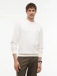 Tommy Hilfiger Sweatshirt ESS SEASONAL FLEECE CREWNECK mit Rundhals und Stickerei