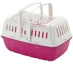 MODERNA Tiertransportbox Nager Transportk&auml;fig Hipster rosa rosa L Ma&szlig;e: 40 x 26 x