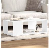 vidaXL Couchtisch, Couchtisch Wei&szlig; 89,5x48x30 cm Holzwerkstoff