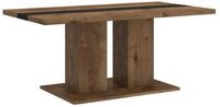 Masseno Couchtisch CASTELLA 110 cm Kaffeetisch Braun