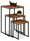 relaxdays Beistelltisch 3er Set (3-St., 3er Set), B