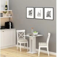 Vicco Esstisch Repose, Wei&szlig;, 65 x 65 cm (1-St)