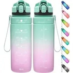 LuxusKollektion Trinkflasche Trinkflasche Auslaufsicher BPAfrei Tritan 1000 ml