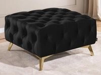S-Style M&ouml;bel Polsterhocker Chesterfield Whitby, mit goldenen, silbernen oder