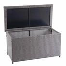 PROREGAL&reg; Gartenbox Poly-Rattan Kissenbox Truhe 170-320L in verschiedenen