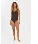 ATHLECIA Badeanzug Isabella (1-St) im komfortablen und simplen Design braun 34