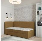 Masseno Boxbett GINA 90x200 cm mit Bonell Matratze und Topper