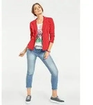 heine Blusenblazer Jersey-Blazer Langarm rot 36
