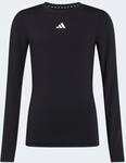 Funktionsshirt ADIDAS SPORTSWEAR "TECHFIT LONGSLEEVE", Kinder, Gr. 116, schwarz