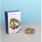 Hanayama Spiel HUZZLE CAST RING - elegantes Puzzle, Denkspiel, Metallpuzzle