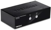 Trendnet Trendnet TK-241DP Tastatur/Video/Maus (KVM)-Switch Schwarz Tastatur