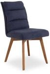 HARPER Esszimmerstuhl Polsterstuhl HARPER MACENTA BHT 49x91x68 cm blau...