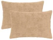 vidaXL Kissenbezug Kissenbezug 2 stk. HEERLEN Creme 40 x 60 cm Faux...