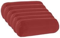vidaXL Kissenbezug Kissenbezug 6 pcs HEERLEN Weinrot &Oslash; 15 x 40 cm Polyester, (6