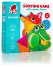K&auml;fer Spiel Lernspiel Sortierspiel mit Holzfiguren. Tiere RW4204