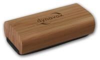 Dynavox Plattenspieler-Reinigungs-Set Samt-Reinigungspuk SP120, f&uuml;r Vinyls, Bambus