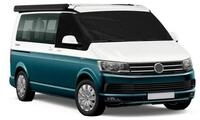 LuxusKollektion Frontscheibenabdeckung Windschutzscheibenabdeckung VW T5 Schwarz