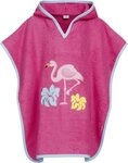 Playshoes Badetuch Frottee-Poncho Flamingo