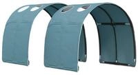 vidaXL Kinderbett 211 x 67,5 x 2 cm Bettunnel 2er Set Himmelblau 211x67,5x2 cm