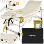 tectake Massageliege 3 Zonen Kosmetikliege mit 5cm Polsterung und...