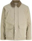 Fieldjacket JACK & JONES "JORNORREBRO PADDED BARN JACKET SN", Herren, Gr. L, beige