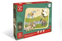 Toynamics Europe Puzzle The Met: Steckpuzzle "Majest&auml;tische Tiere" - 4 Teile,